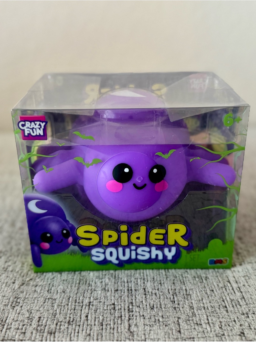 Spider Squishy Halloween Toy - Purple